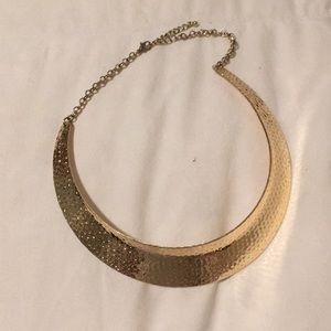 Gold Metal plated Choker Style Necklace